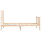 Bed Frame without Mattress 100x200 cm Solid Wood Pine 3107603