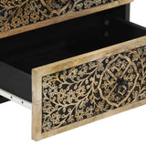 Bedside Cabinet 50x33x60 cm Solid Wood Mango 358222