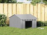 Dog House with Roof 83x130x85 cm Galvanised Steel 4100916