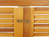 Single Garbage Bin Shed 70x89x117 cm Solid Wood Acacia 360027