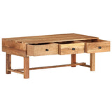 Coffee Table 100x50x40 cm Solid Acacia Wood 322669