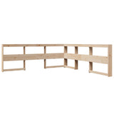 Bookcase Bed without Mattress 180x200 cm Solid Wood Pine 3324308