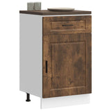 Kitchen Base Cabinet Porto Smoked Oak Engineered Wood 853962