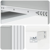 Wall-Mounted Side Table Wall-mounted White 87.5 x 34.5 x 17 cm 898495