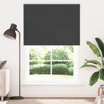 ZNTS Roller Blind Blackout Black 150x210 cm Fabric Width 146.6 cm Polyester 4010930