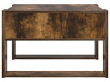 Coffee Table Smoked Oak 66 x 53 x 45 cm Engineered Wood 8000104
