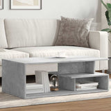 Coffee Table Concrete Grey 102x55x35 cm Engineered Wood 848013