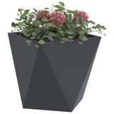 Planter Anthracite 30 x 30 x 30 cm Steel 883812