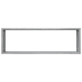 Wall Cube Shelves 4 pcs Grey Sonoma 80x15x26.5 cm Engineered Wood 815919