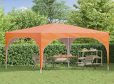 Pop-up Party Tent 290 x 290 x 245 cm Orange 42019855