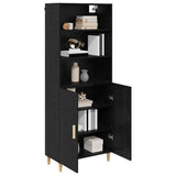 Highboard Black Oak 69.5 x 32.5 x 180 cm Engineered Wood 3416062