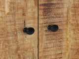Sideboard with 4 Doors 60x33x75 cm Solid Wood Mango 352917