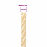 Rope 100% Sisal 16 mm 25 m 155034