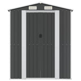 Garden Shed Anthracite 192x938x223 cm Galvanised Steel 3147458
