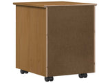 Rolling Cabinet MOSS Honey Brown 34 x 39 x 56 cm 42028340