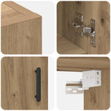 Wall-Mounted Cabinet 60 x 31 x 70 cm Engineered Wood 879544