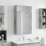Bathroom Mirror Cabinet Concrete Grey 30 x 10.5 x 50 cm 889010