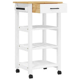 Kitchen Trolley MONZA 48x40x88.5 cm Solid Wood Pine 376081