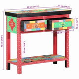 Console Table with Drawer Multicolour 80 x 35 x 76 cm 4017566