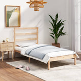 Bed Frame without Mattress 90x190 cm Single Solid Wood 3104898