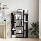 Bookcase Black Oak 86 x 25.5 x 140 cm Engineered Wood 862680