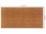 Door Mat Natural 60x90 cm Tufted Coir 155602
