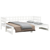 Pull-out Day Bed without Mattress White 2x cm 820777