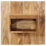 ZNTS Bedside Cabinet 50x27x50 cm Solid Wood Acacia 4017523