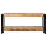 Tv Stand Natural wood Solid Mango Wood and Powder-Coated Iron 247808