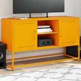 TV Cabinet Mustard Yellow 100.5x39x60.5 cm Steel 846515