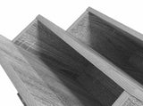 Magazine Rack Grey Sonoma 90 x 53 x 28.5 cm Engineered Wood 890893