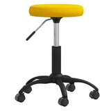 Office Swivel Chair Mustard Yellow Velvet 333181