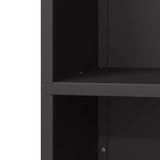 Firewood Rack Black 40x30x75 cm Cold-rolled steel 864191