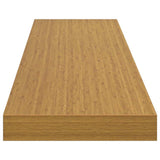 Wall Shelf 2 pcs Beige 120 x 23.5 x 4 cm Engineered Wood 42019999