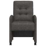 Dining Chairs with Wheels 2 pcs Black 57 x 67 x 98 cm 42017892