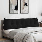 Back Pillow Black 180 x 24 x 50 cm Fabric 42014559