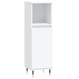 3 Piece Bathroom Furniture Set White Engineered Wood 3190213