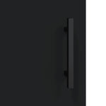 Highboard Black 69.5x34x180 cm Engineered Wood 3199578