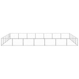 Dog Kennel Silver 35 m Steel 3082165
