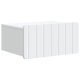 Wall-Mounted Bedside Cabinet 2 pcs White 49 x 34.5 x 24 cm 898276