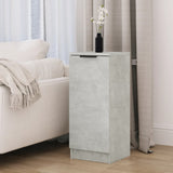 Sideboard Concrete Grey 30x30x70 cm Engineered Wood 811141