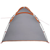 Cabin Tent with Roof Grey and Orange 370 x 230 x 185 cm Taffeta 42000992