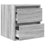 Wall-mounted Bedside Cabinets 2 pcs Grey Sonoma 38x34x40 cm 861258