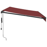 Automatic Retractable Awning Burgundy 350x250 cm 3310184