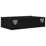 TV Cabinet with LED Lights Black 60x35x15.5 cm 842888