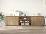 Sideboard 3 pcs Artisan Oak 70 x 41 x 75 cm Engineered Wood 3393158
