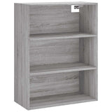 Highboard Grey Sonoma 69.5x34x180 cm Engineered Wood 3189267