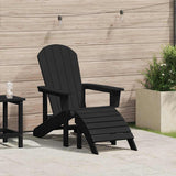 Adirondack Chair Black 82 x 74 x 92 cm HDPE 42006631