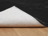 Faux Rabbit Fur Rug Olite Black 100 x 200 cm Polyester 42021723