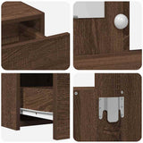 Dressing Table Brown 83 x 40 x 70 cm Engineered Wood 865232